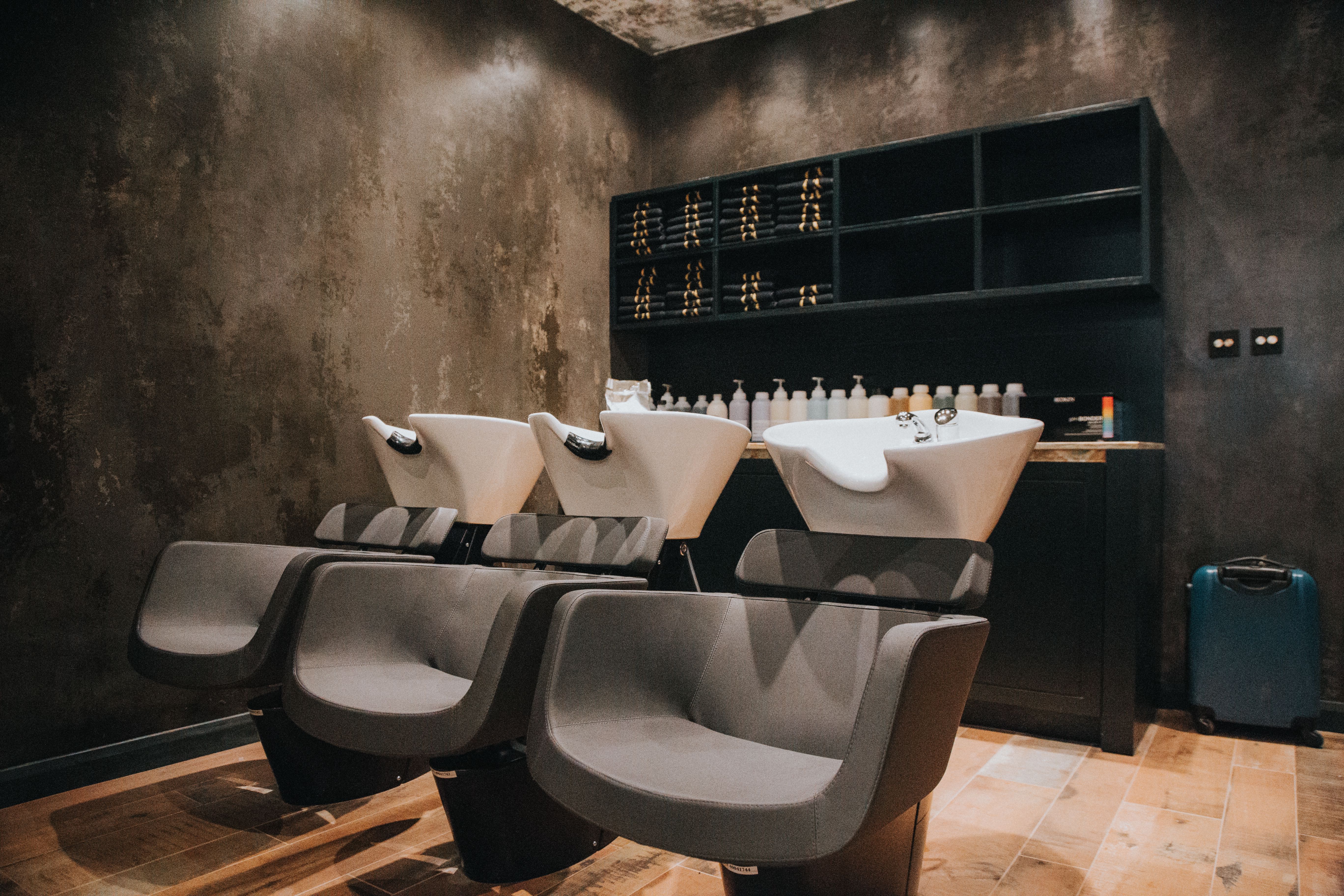 Hair washing stations