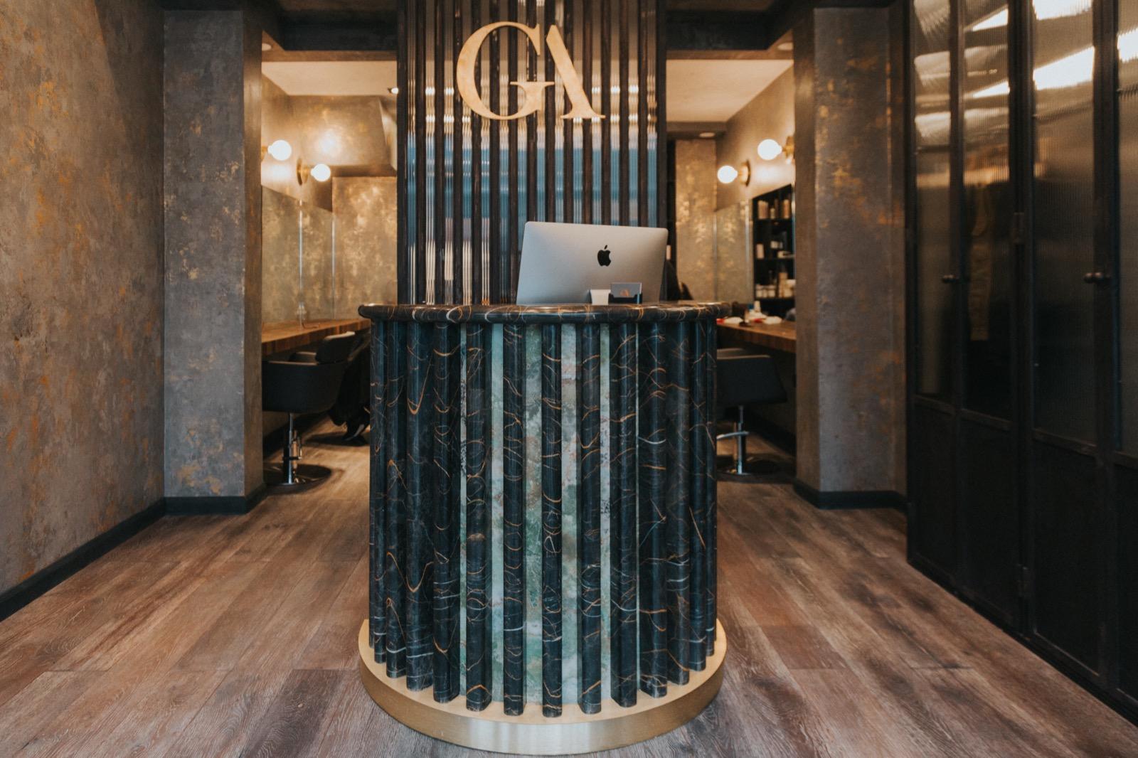 GA Salons reception area